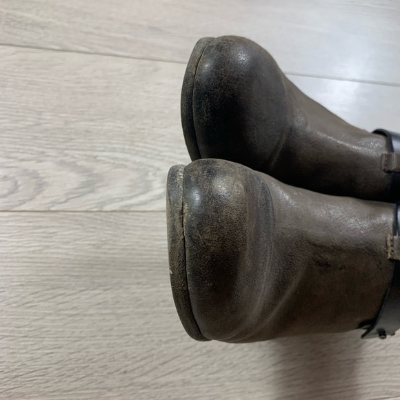 Rag & Bone Brown Leather Harrow Heeled Boots - Picture 7 of 10